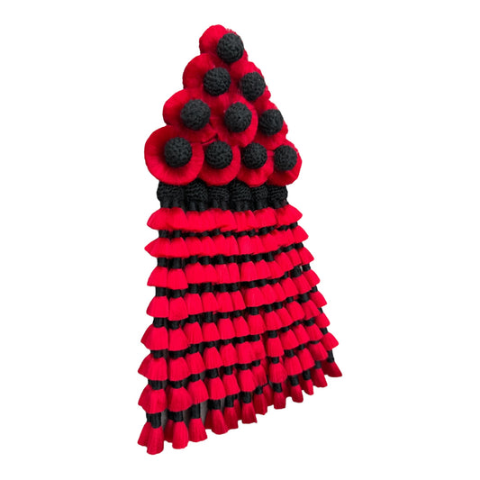 Mosquero de Seda Premium | Rojo y Negro