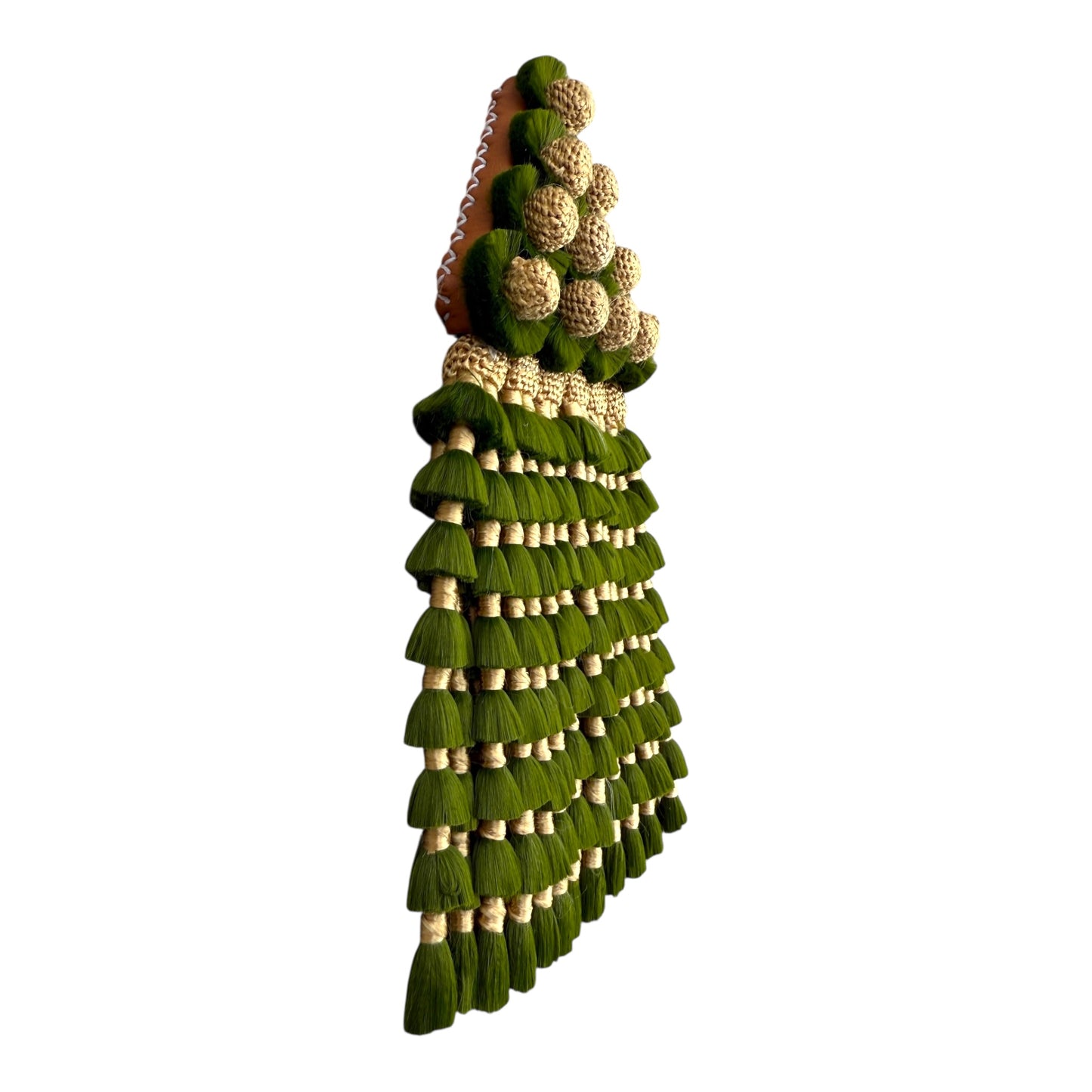 Mosquero de Seda Premium | Verde Oliva y Dorado Claro