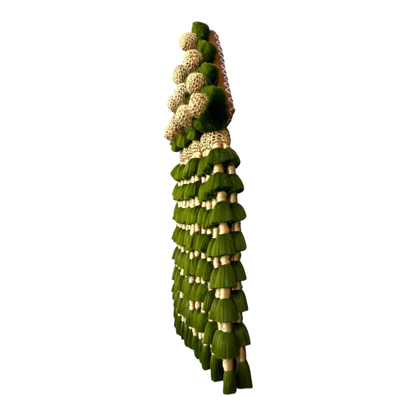 Mosquero de Seda Premium | Verde Oliva y Dorado Claro