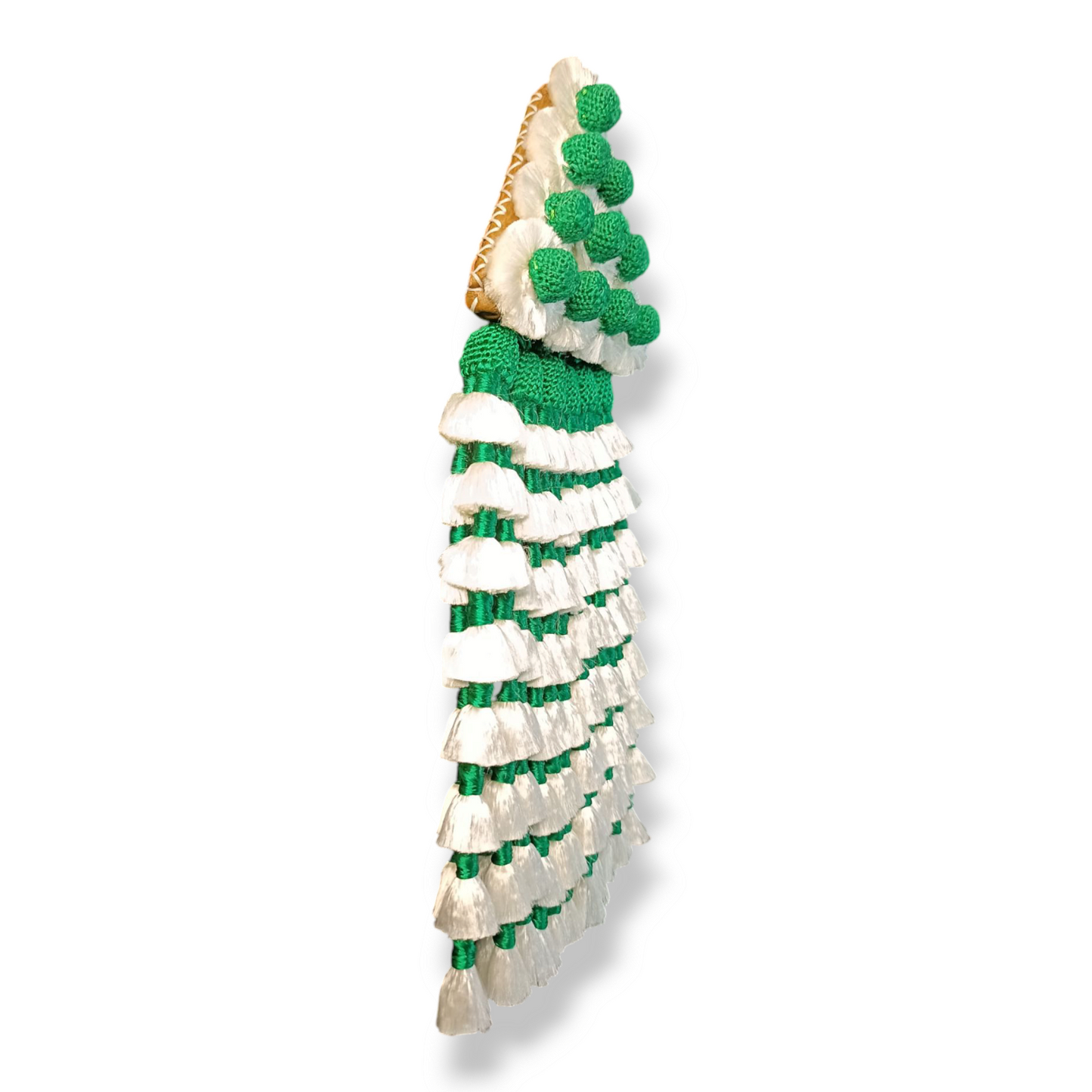 Mosquero de Seda Premium | Blanco y Verde