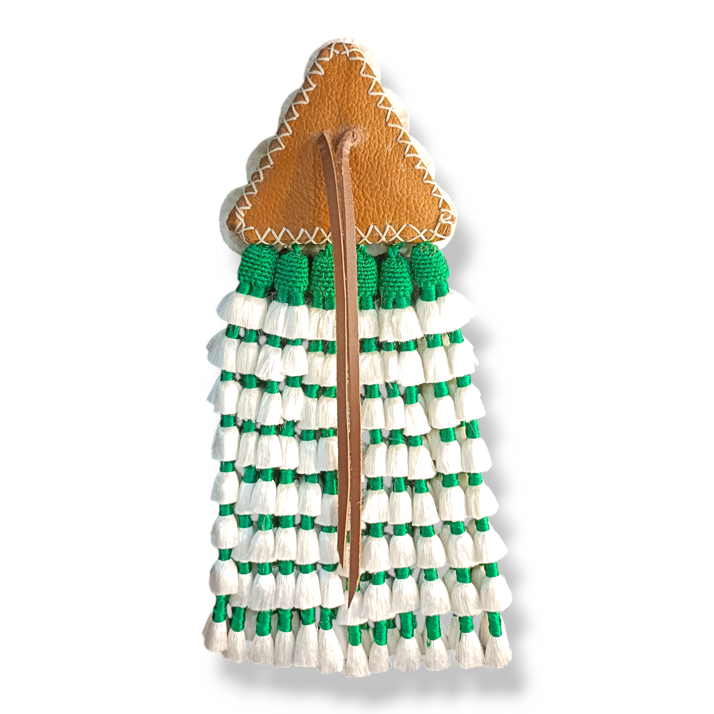 Mosquero de Seda Premium | Blanco y Verde