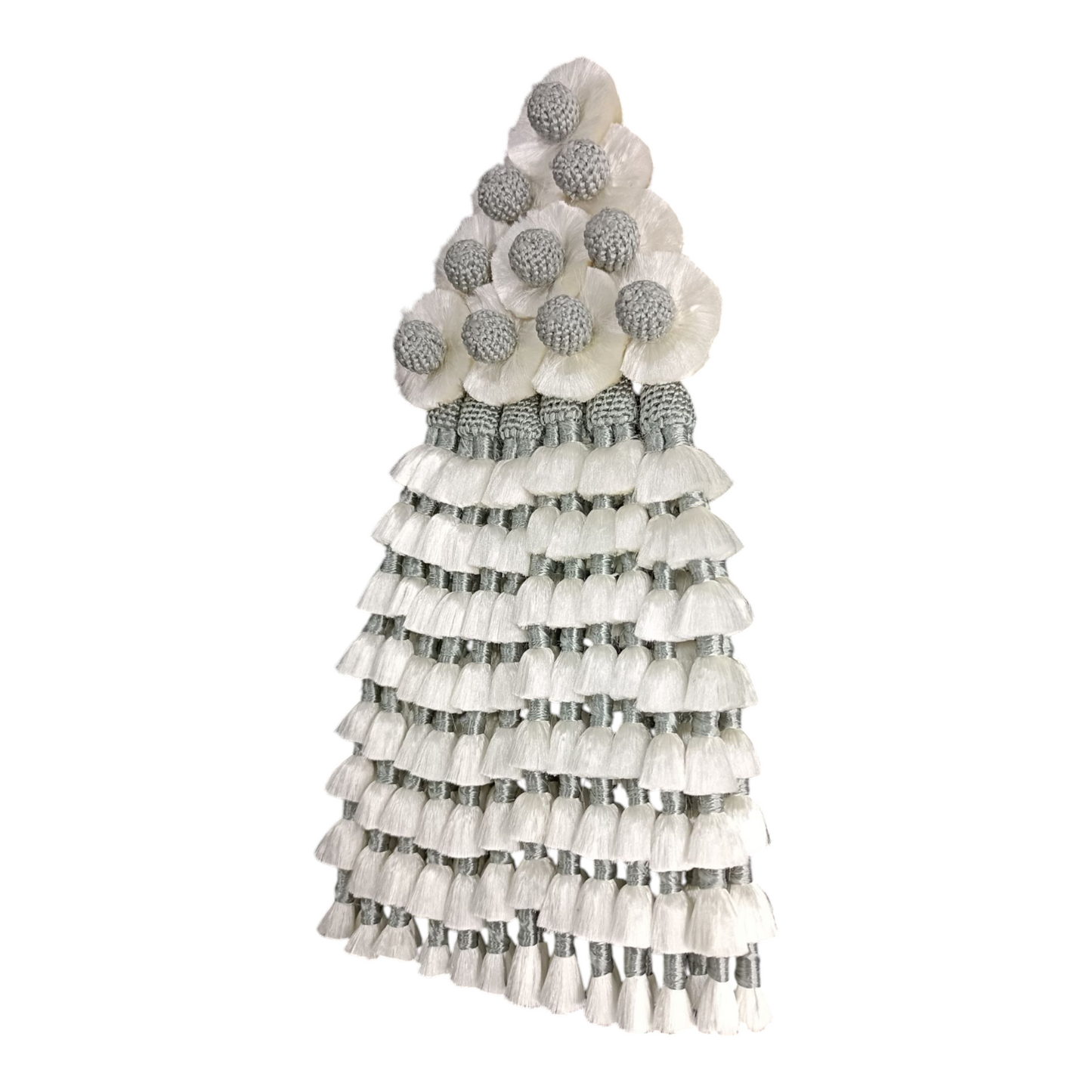 Mosquero de Seda Premium | Blanco y Gris