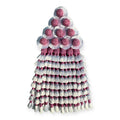 Mosquero de Seda Premium Blanco y Rosa + Frontalera Gratis