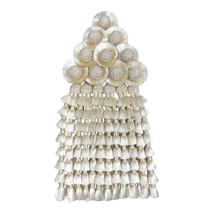 Mosquero de Seda Premium Todo Beige