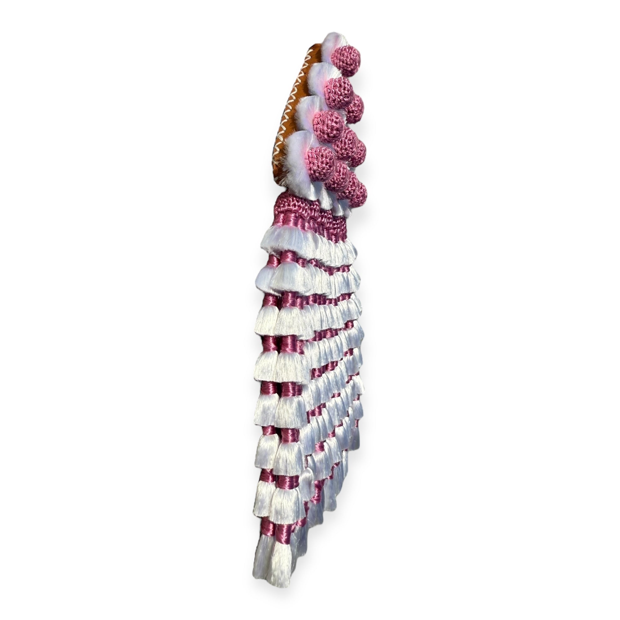 Mosquero de Seda Premium Blanco y Rosa + Frontalera Gratis