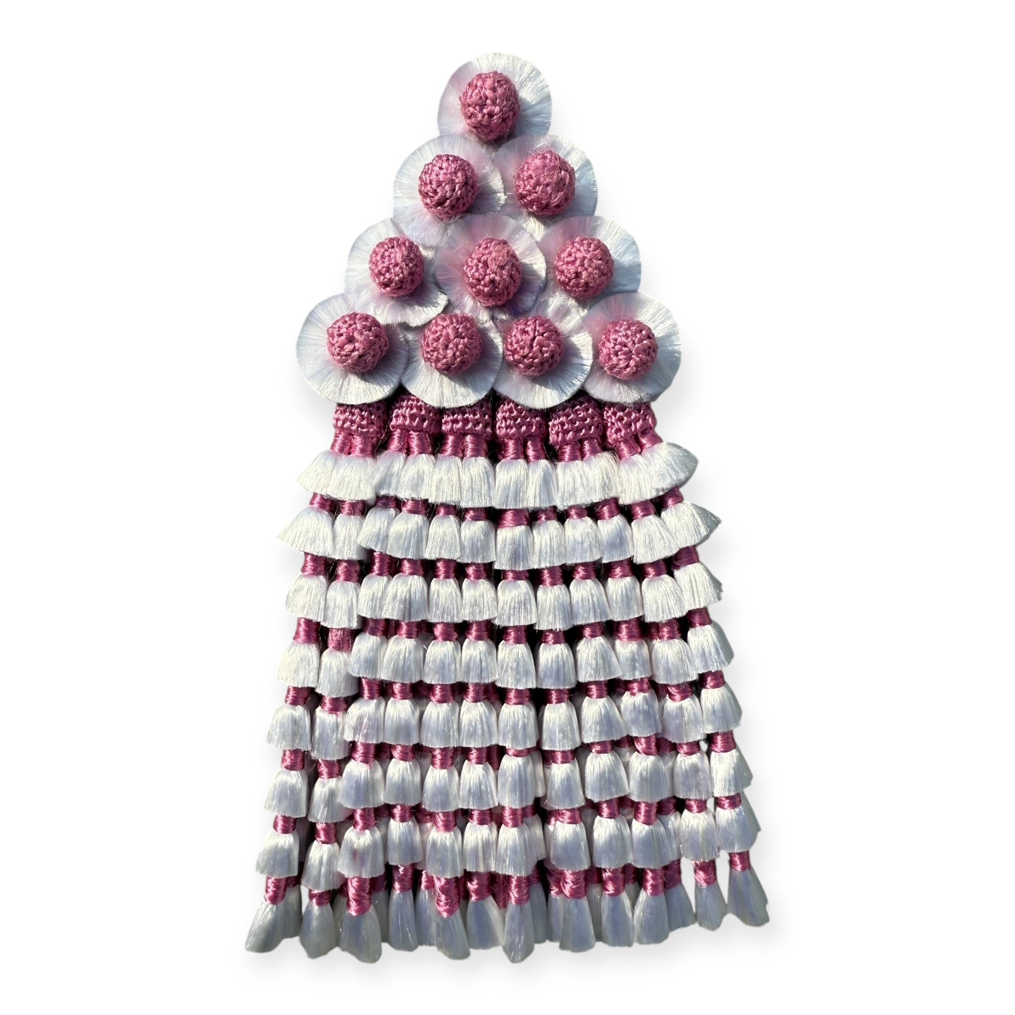 Mosquero de Seda Premium Blanco y Rosa + Frontalera Gratis