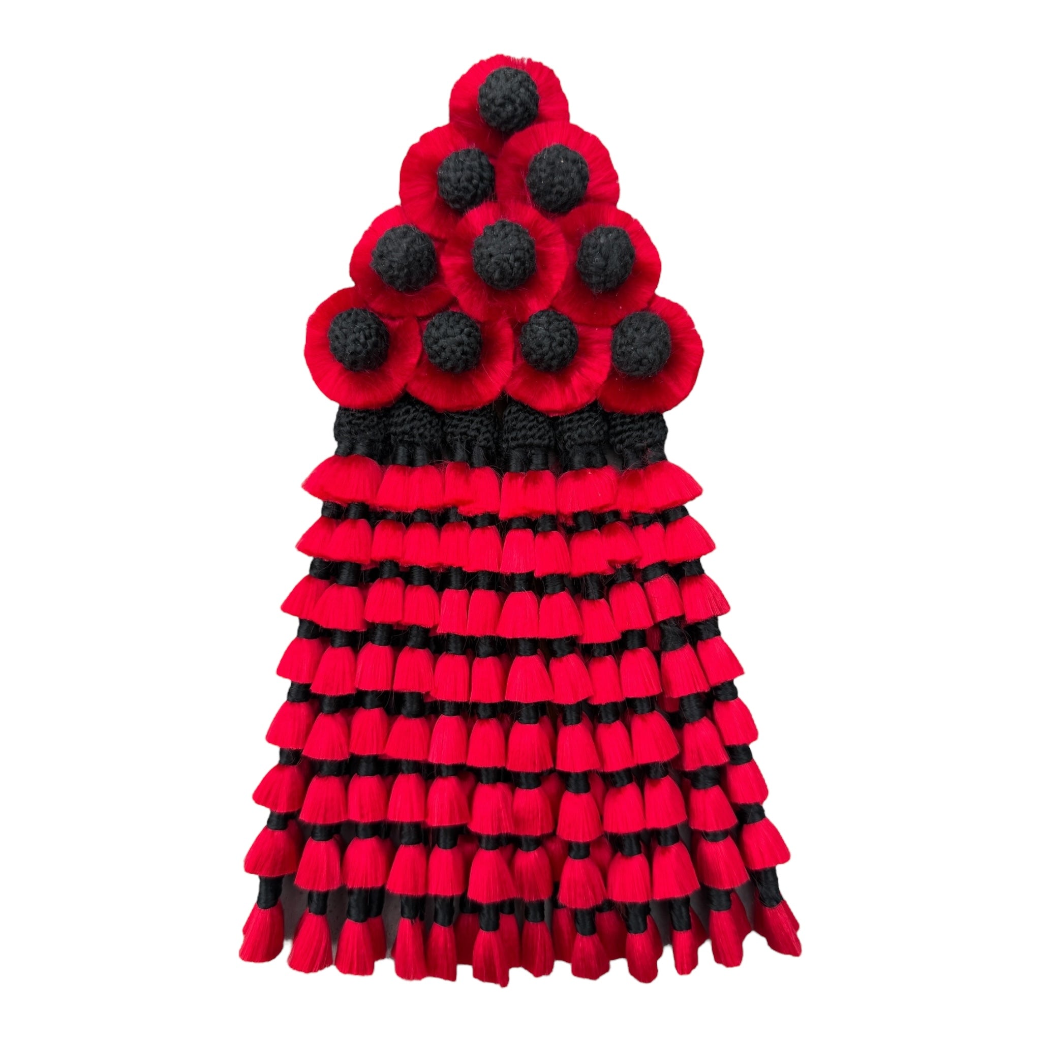 Mosquero de Seda Premium | Rojo y Negro + Frontalera Gratis