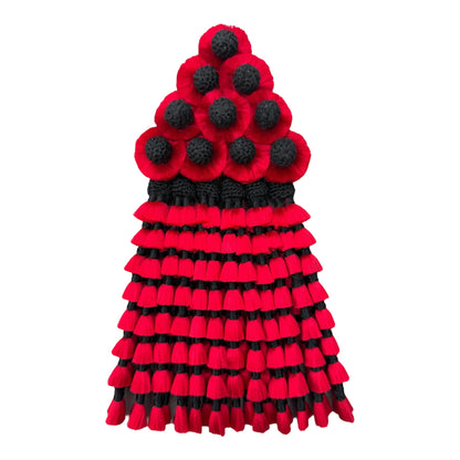 Mosquero de Seda Premium | Rojo y Negro
