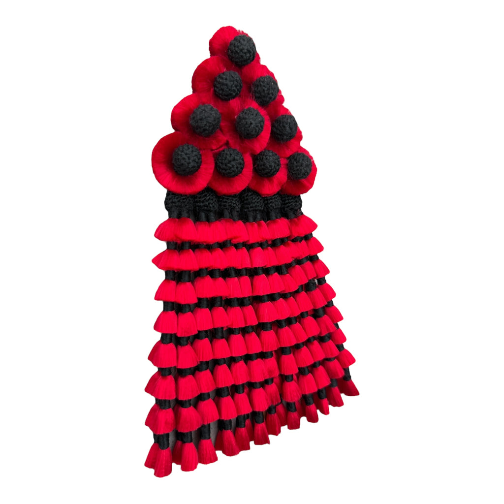 Mosquero de Seda Premium | Rojo y Negro + Frontalera Gratis