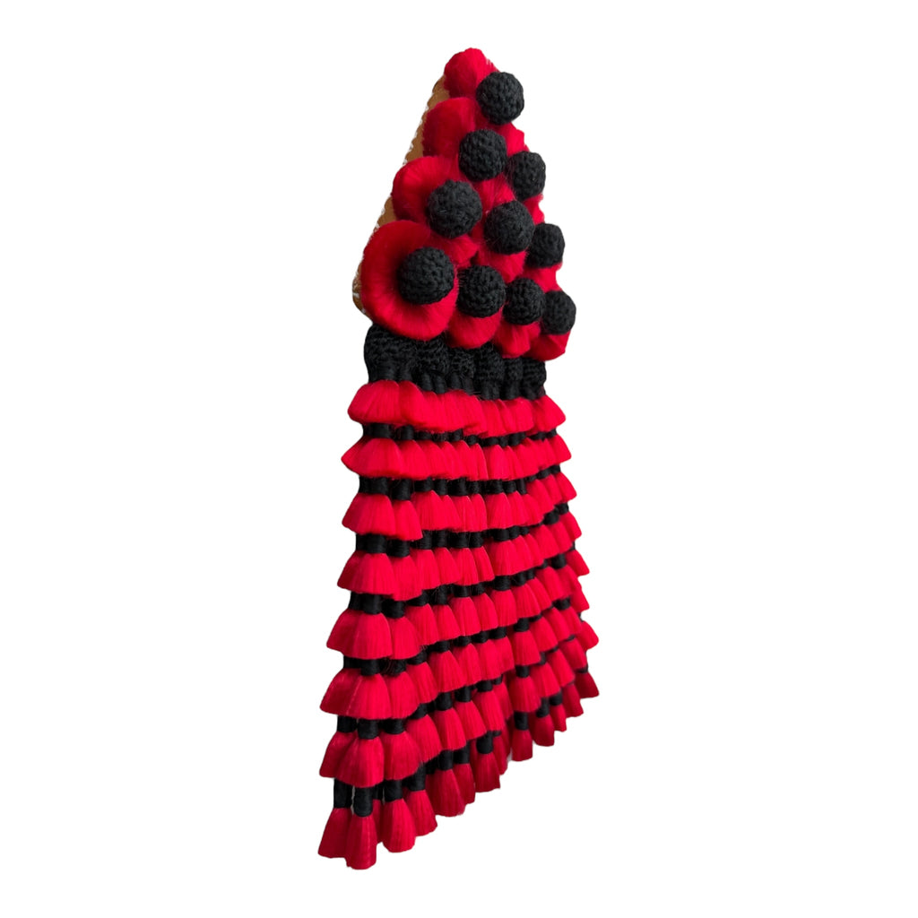 Mosquero de Seda Premium | Rojo y Negro + Frontalera Gratis