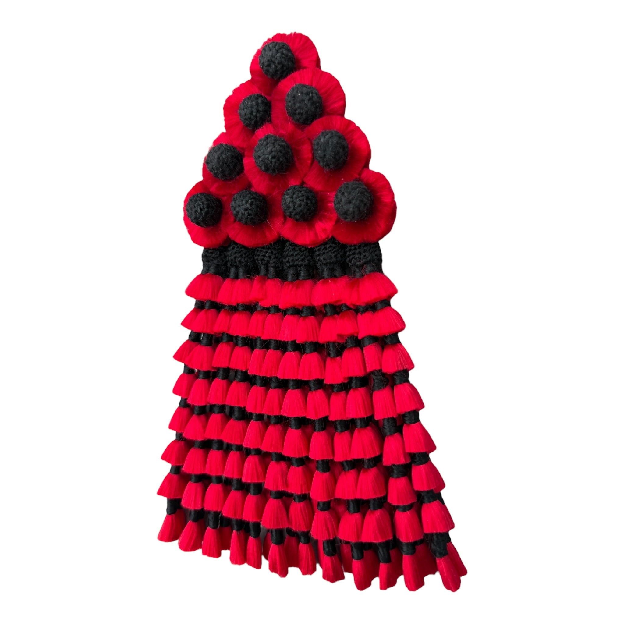 Mosquero de Seda Premium | Rojo y Negro + Frontalera Gratis
