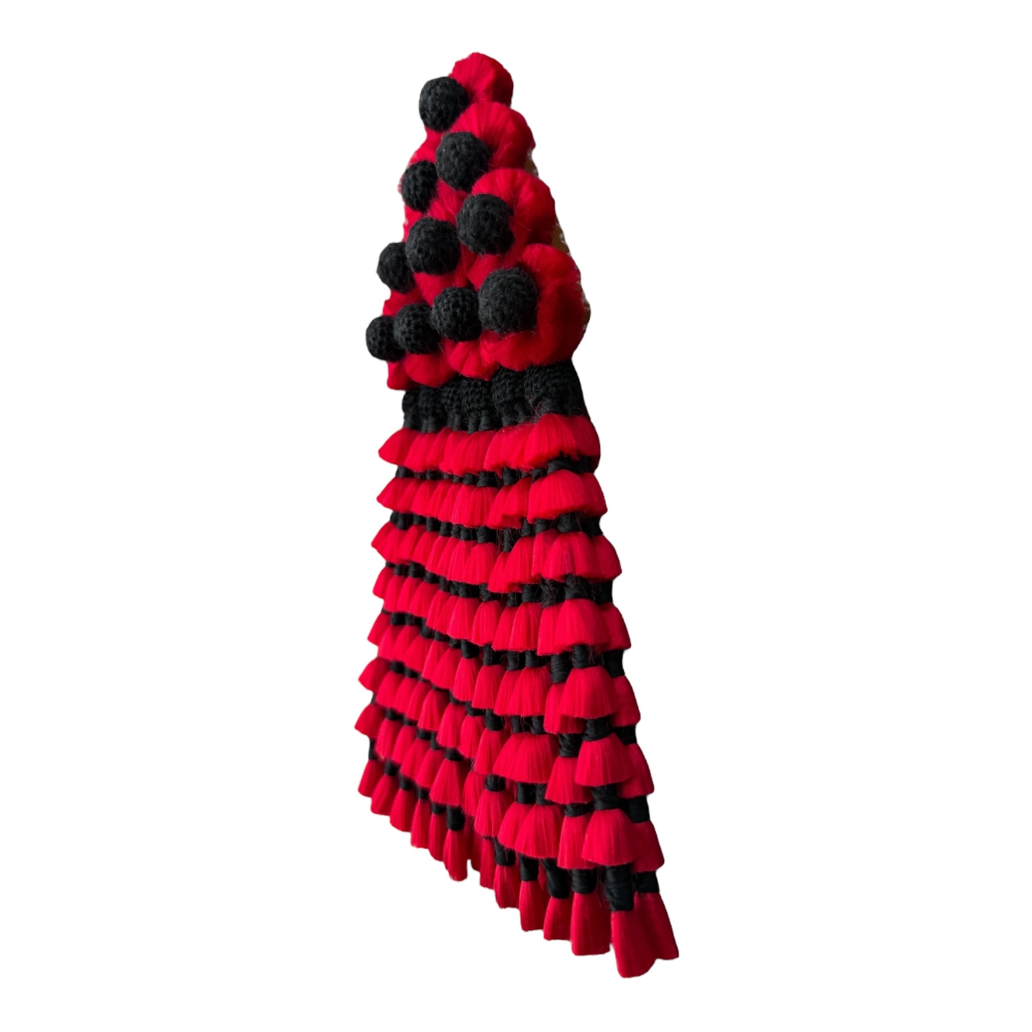 Mosquero de Seda Premium | Rojo y Negro + Frontalera Gratis