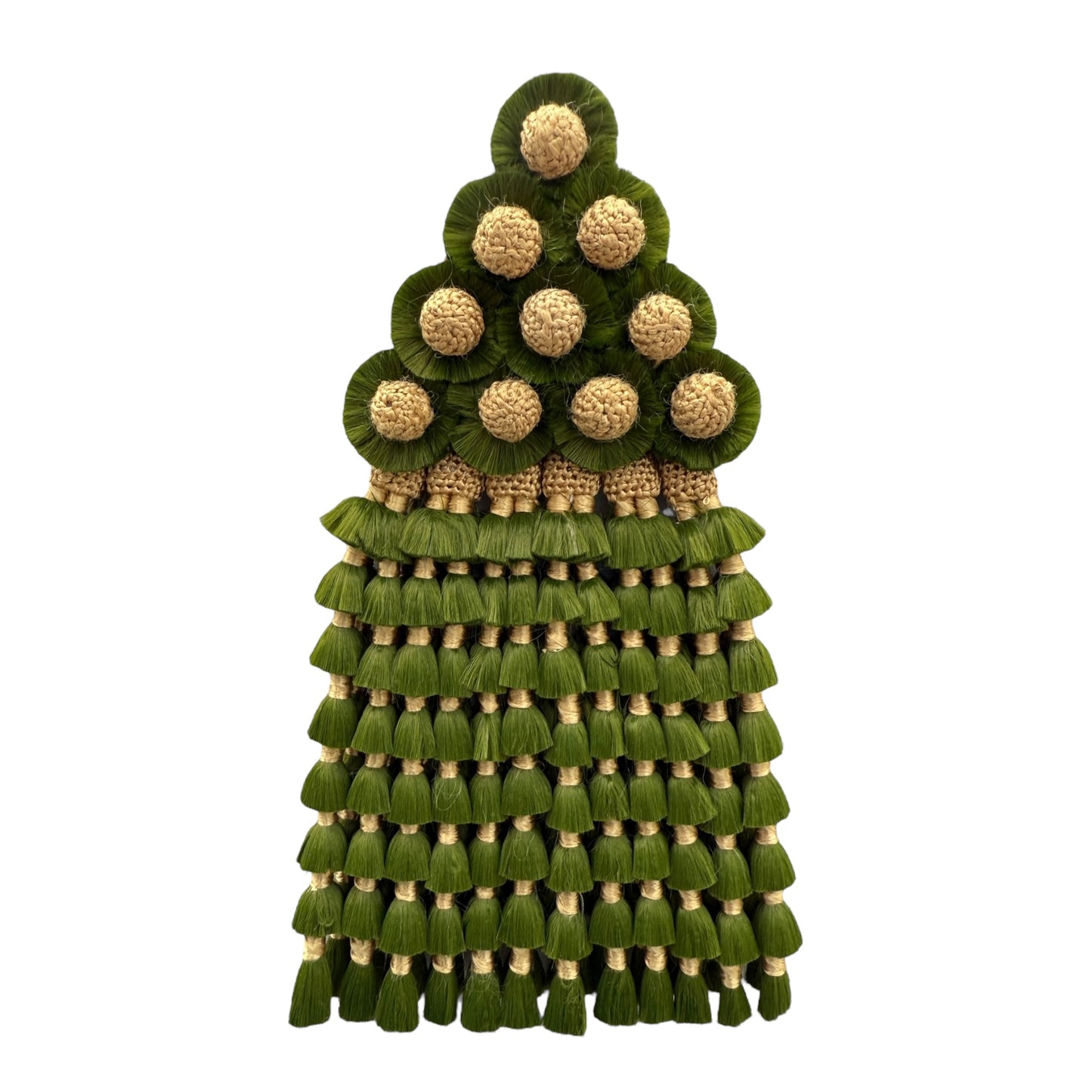 Mosquero de Seda Premium | Verde Oliva y Dorado Claro