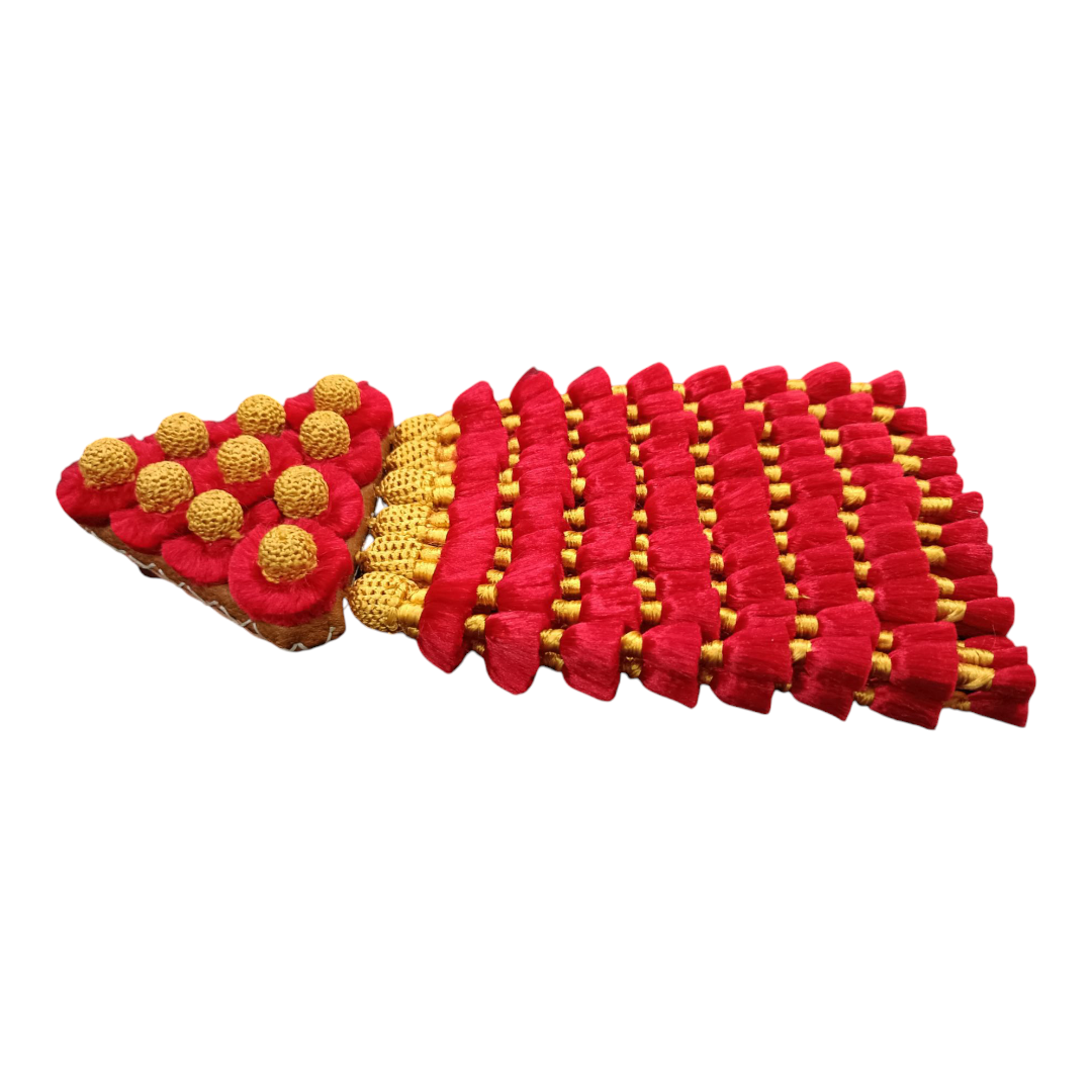 Mosquero de Seda Premium | Rojo y Dorado