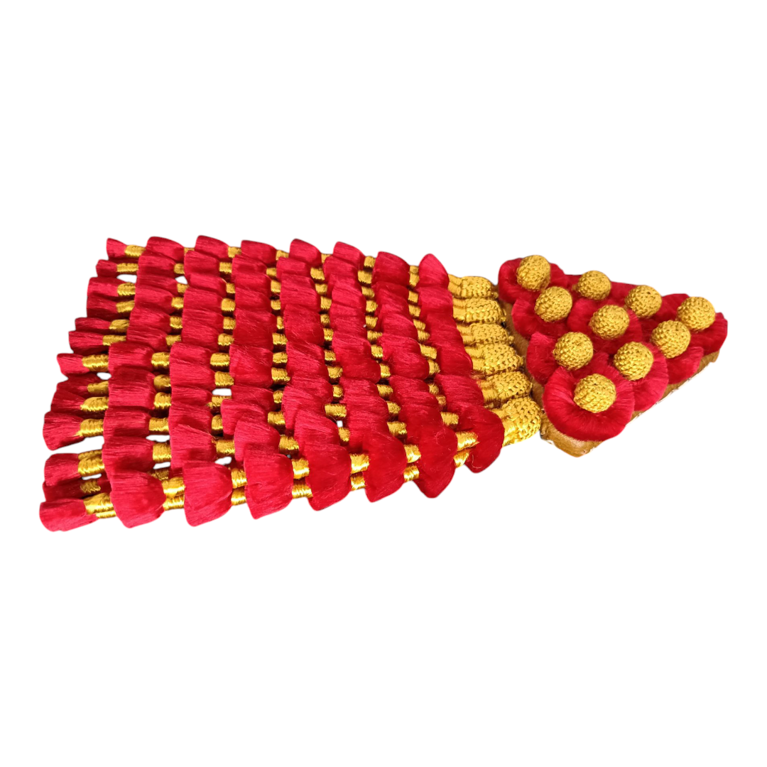 Mosquero de Seda Premium | Rojo y Dorado