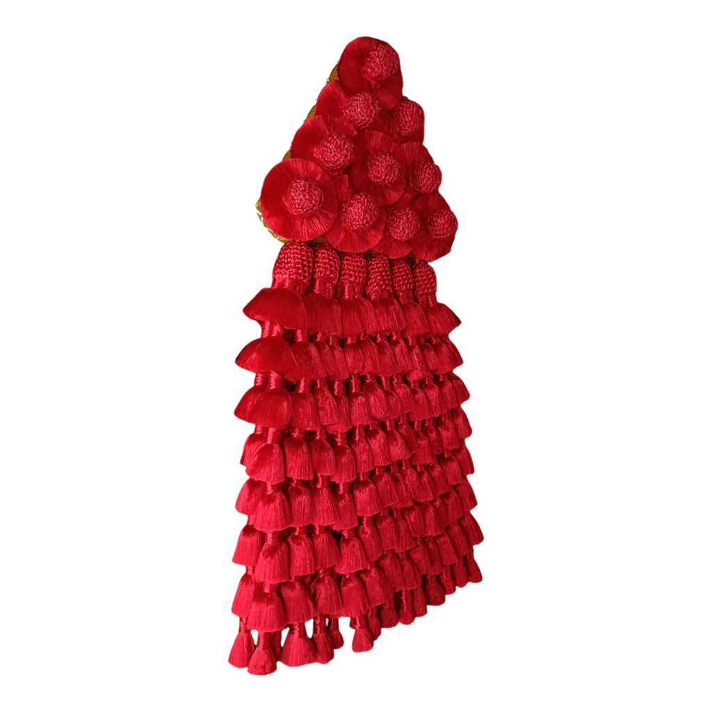 Mosquero de Seda Premium | Todo Rojo + Frontalera Gratis