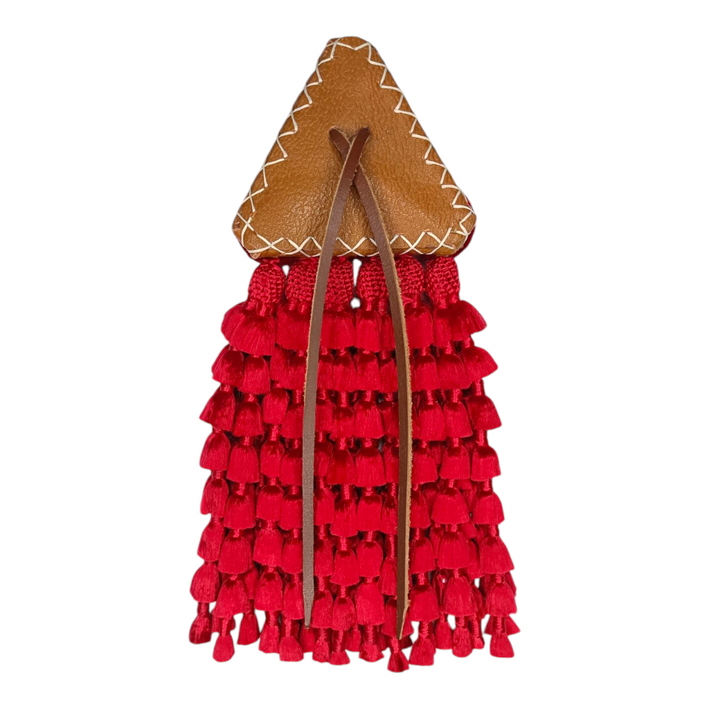 Mosquero de Seda Premium | Todo Rojo + Frontalera Gratis