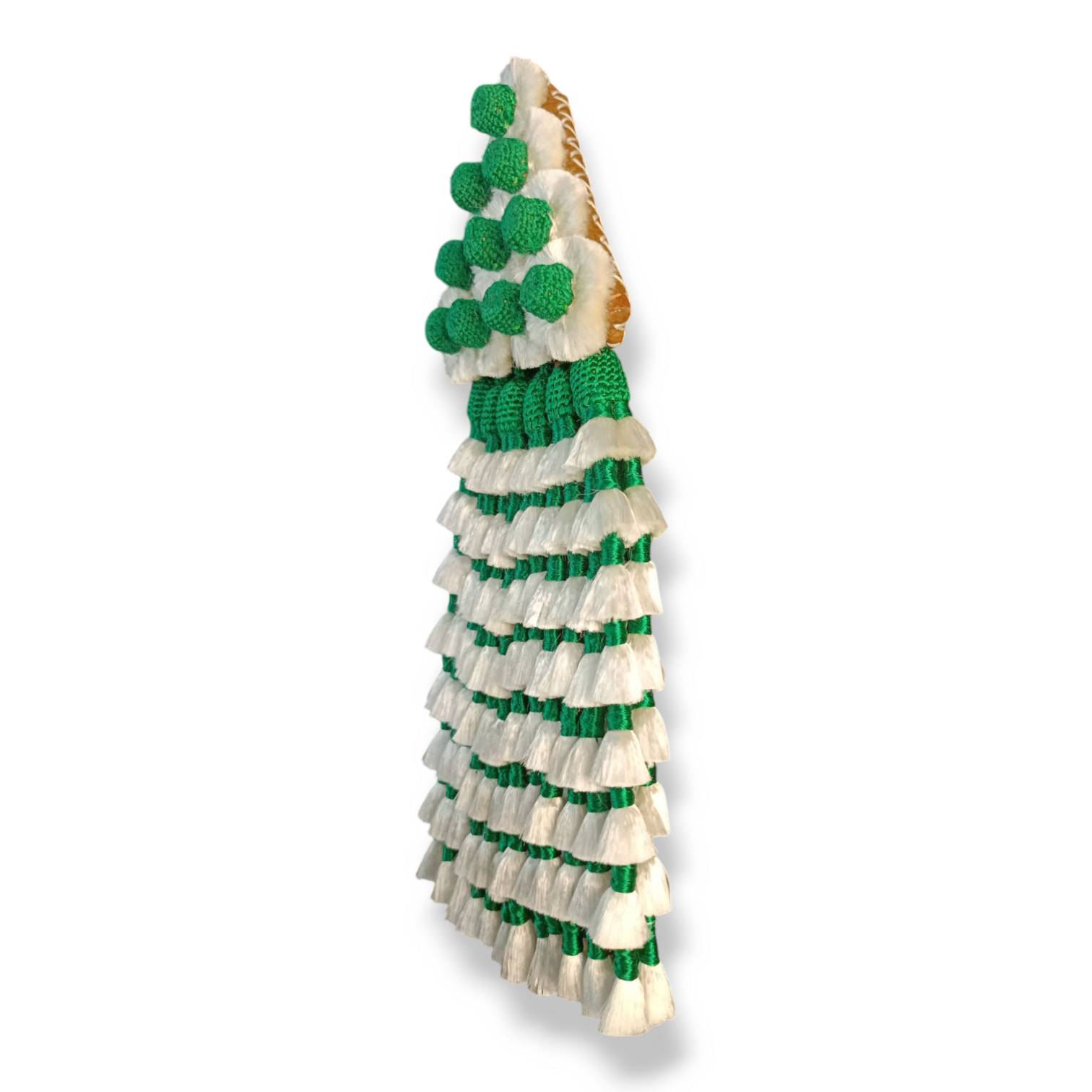 Mosquero de Seda Premium | Blanco y Verde + Frontalera Gratis