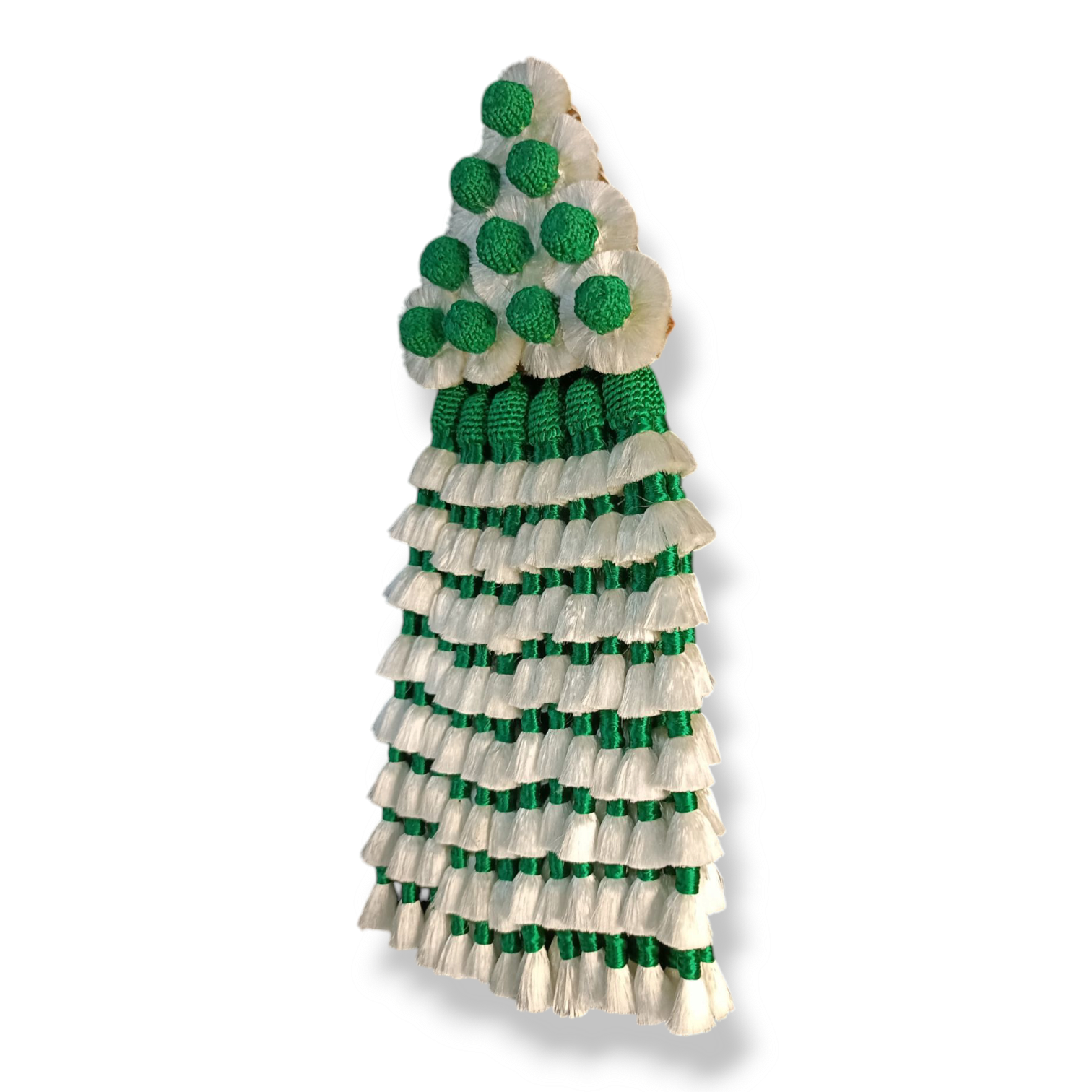 Mosquero de Seda Premium | Blanco y Verde + Frontalera Gratis