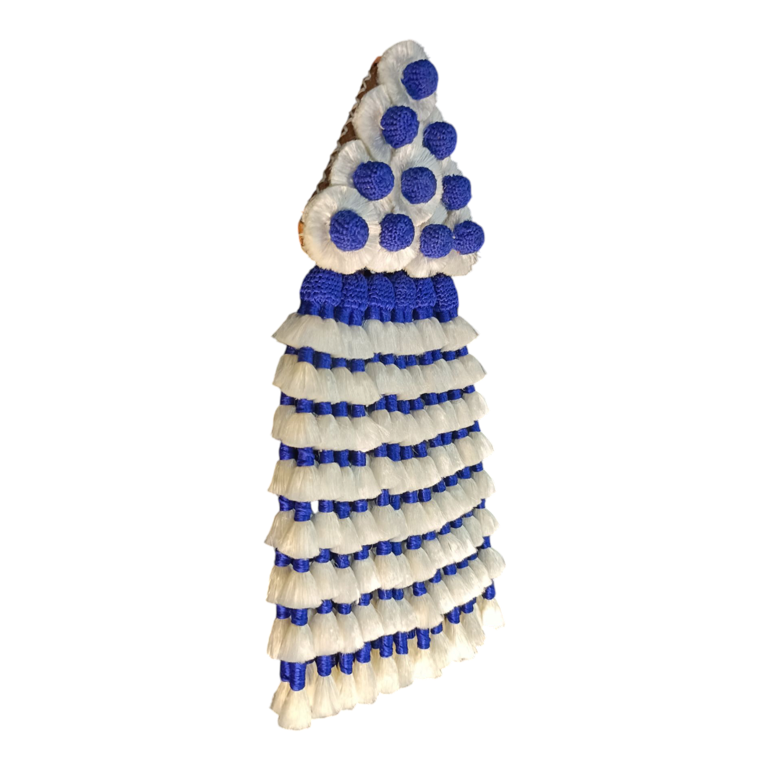 Mosquero de Seda Premium | Blanco & Azul + Frontalera Gratis