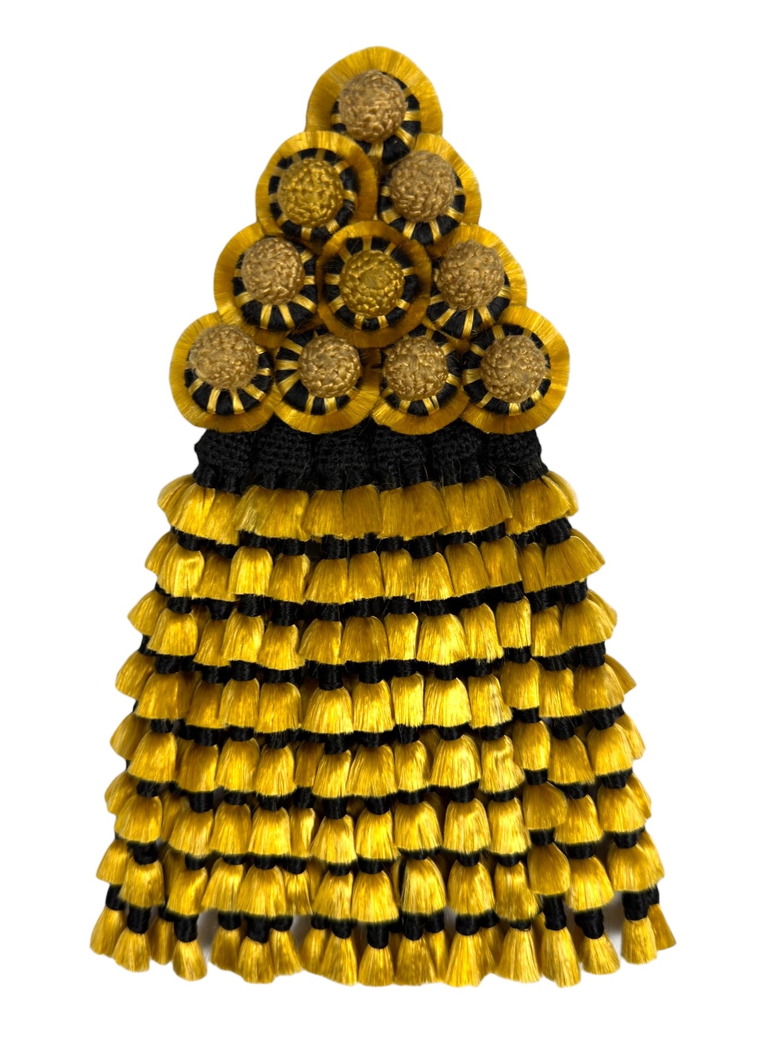 Mosquero de Seda Premium | Dorado con aro negro