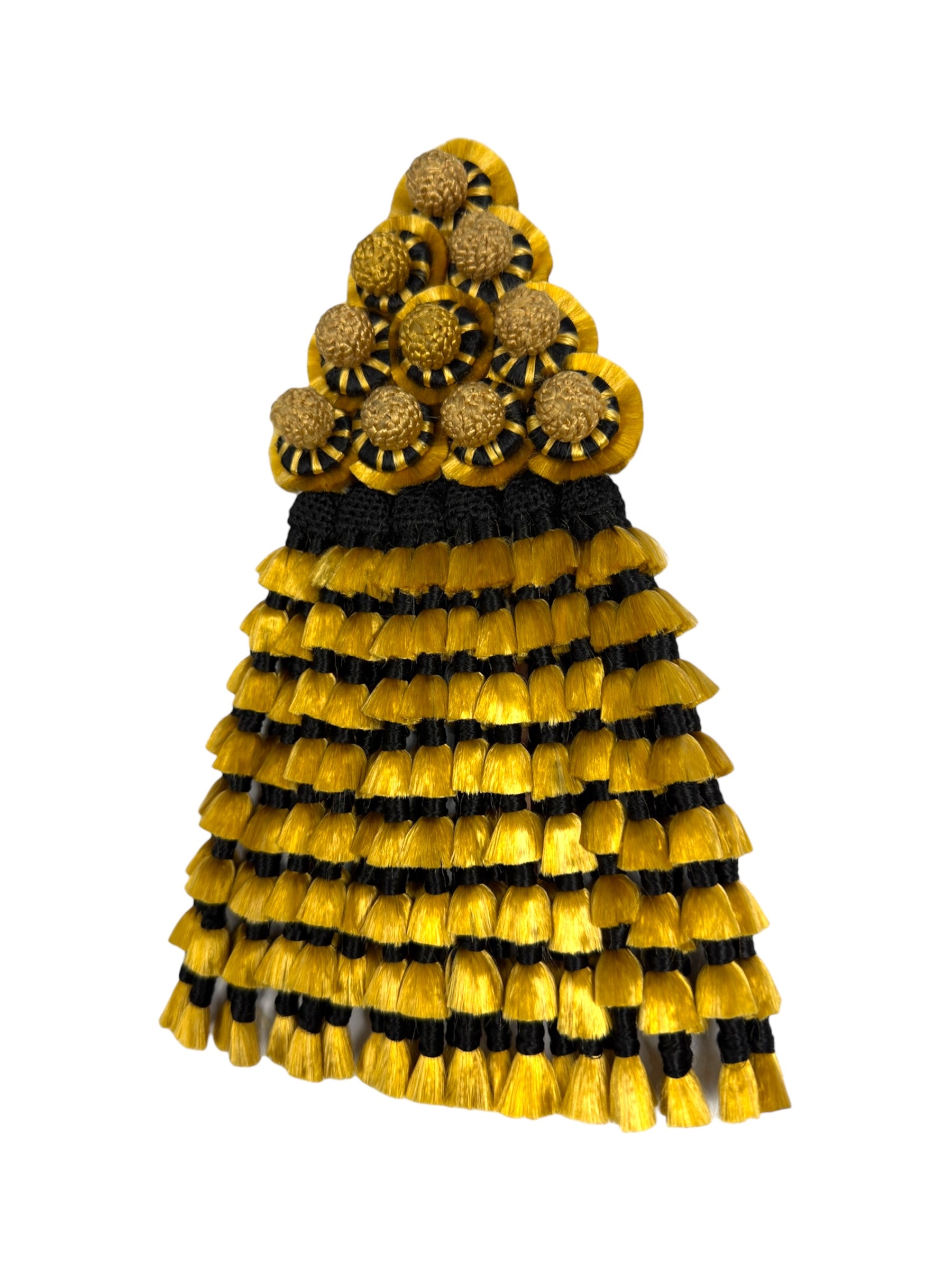 Mosquero de Seda Premium | Dorado con aro negro + Frontalera Gratis