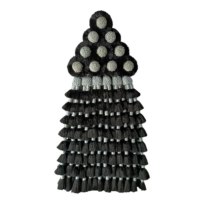 Mosquero de Seda Premium | Negro y Gris