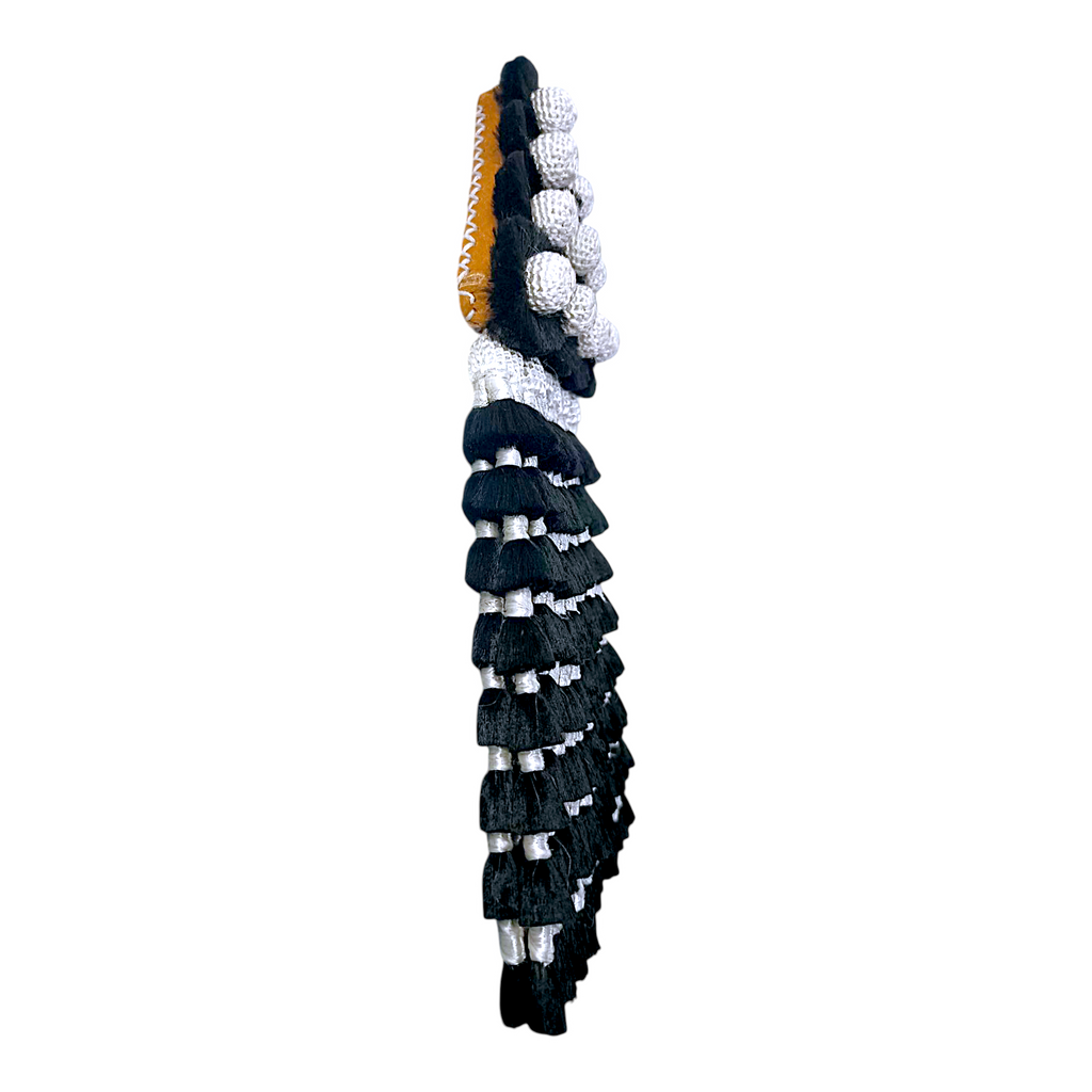 Mosquero de Seda Premium | Negro y Blanco + Frontalera Gratis