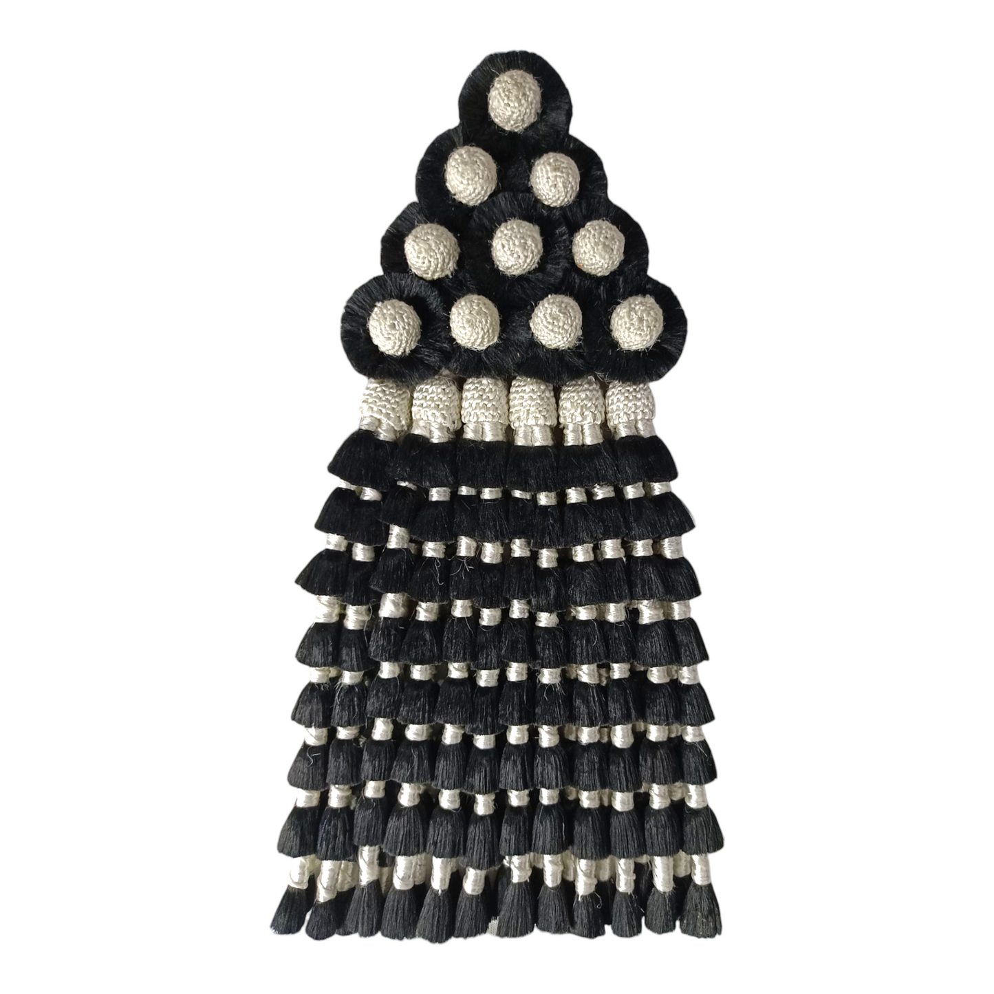 Mosquero de Seda Premium | Negro y Beige