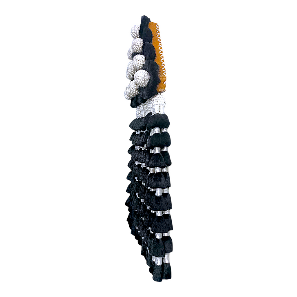 Mosquero de Seda Premium | Negro y Blanco + Frontalera Gratis