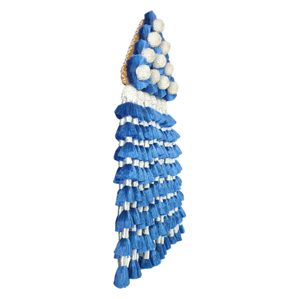 Mosquero de Seda Premium | Azul y Blanco + Frontalera Gratis