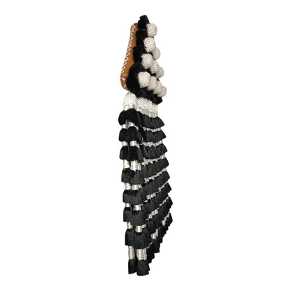 Mosquero de Seda Premium | Negro y Beige